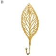 thumbnail image 1 of Visland Leaf-Shaped Iron Hooks Easy Installation Decorative Hardware Hooks, 1 of 8