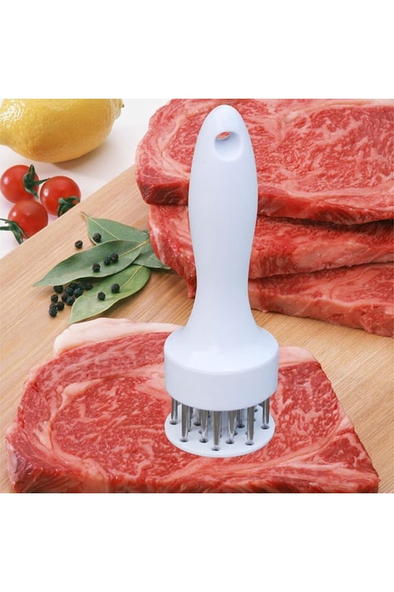 Meat Tenderizer Tool with 21 Blades Stainless Steel Meat Tenderizer Needle Best for Kitchen Cooking Tenderizing Beef