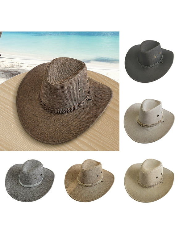 Mens Straw Cowboy Hats