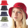 thumbnail image 1 of Visland Mens Womens Bucket Hat - Unisex Washed Cotton UPF 50 Packable Summer Travel Beach Sun Hat, 1 of 2