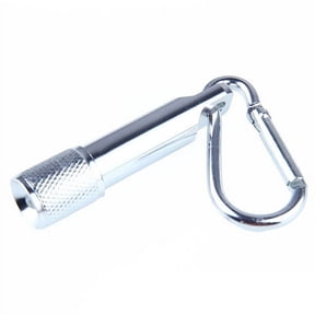 Visland Outdoor Mini LED Flashlight Carabiner Clip Keychain Portable Sports Torch Lamp - 1PC