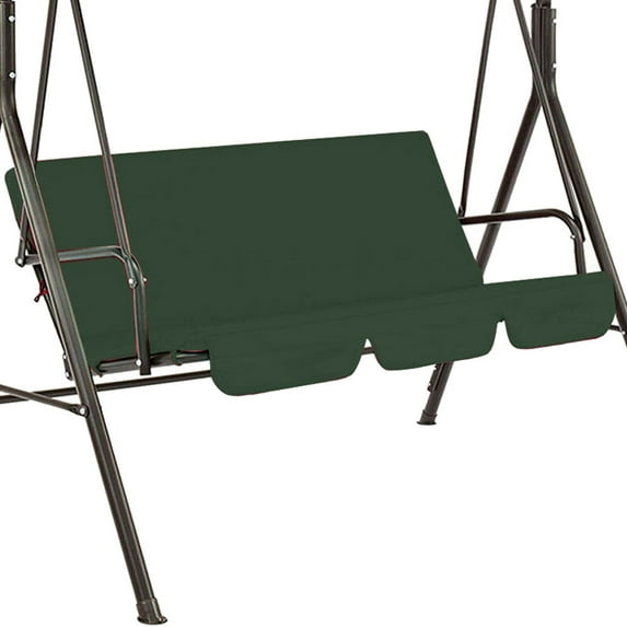 Visland Patio Swing Cushion Cover Replacement Waterproof Outdoor Swing Seat Cover 3 Seater Dustproof Protective Covers for 3 Seat Garden Swing Chair Cushions (Cover Only)59.06"x19.69"x3.94"