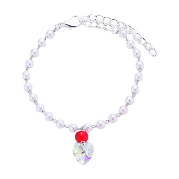 Visland Pet Necklace Eye-catching Exquisite Elegant Pet Cat Dog Fake Pearl Collar Pet Supplies