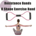 thumbnail image 1 of Visland Resistance Bands Figure 8 Exercise Band Resistance Fitness Equipment Tool for Back Shoulder Neck Stretching Yoga Bands Exercise Loop for Home Workout, 1 of 7