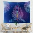 thumbnail image 1 of Visland Seven Chakra Tapestry - Bohemian Mandala Yoga Meditation Wall Hanging Boho Studio Room Decoration Spiritual Gift Art Home Bedroom Decor Living Room Divider Door Curtain Balcony Sheer, 1 of 3