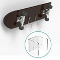 thumbnail image 1 of Visland Skateboard Wall Mount Display Rack Skateboard Wall Rack Display Rack Hanger Rack Skateboard Wall Mount Bracket Deck Rack, 1 of 8