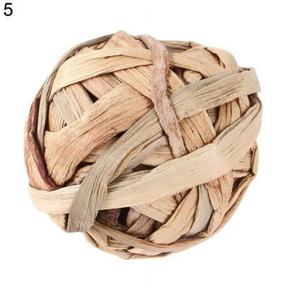 Visland Small Animals Play Balls Rolling Chew Toys %26 Gnawing Treats for Rabbits Guinea Pigs Chinchilla Bunny, Scratch-resistant