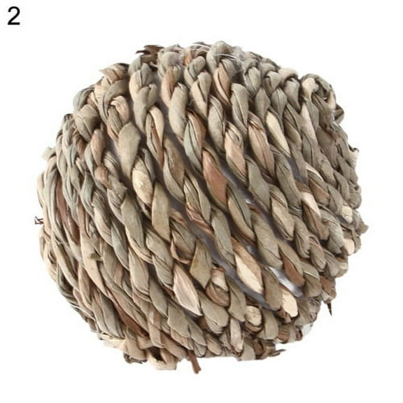 Visland Small Animals Play Balls Rolling Chew Toys %26 Gnawing Treats for Rabbits Guinea Pigs Chinchilla Bunny, Scratch-resistant