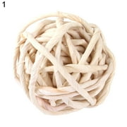 Visland Small Animals Play Balls Rolling Chew Toys %26 Gnawing Treats for Rabbits Guinea Pigs Chinchilla Bunny, Scratch-resistant