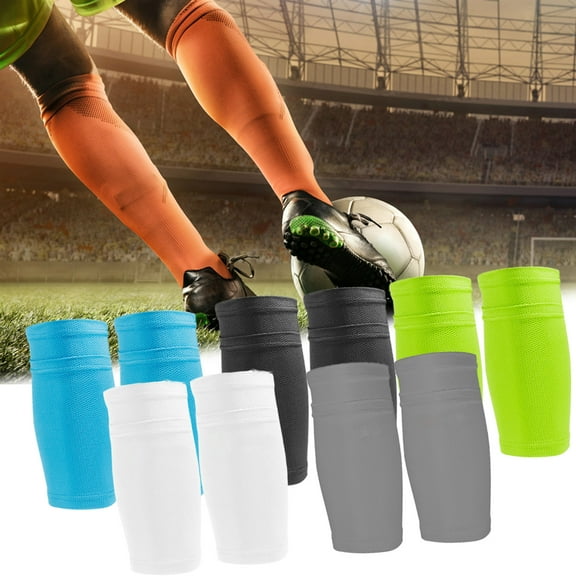 Visland Soccer Shin Guard Shin Guard Sleeves Football Shin Guards for Kids Youth Adult Calf Sleeves Soccer Equipment for Football Games Beginner