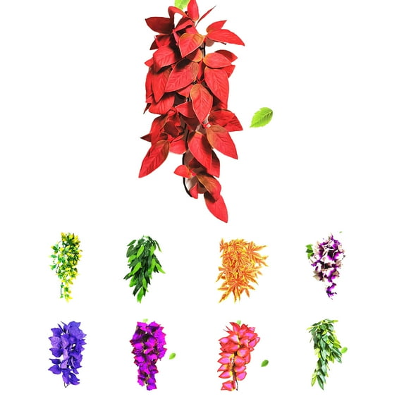 Visland Stimulation Reptile Plants Realistic Multifunctional Resin Lifelike Artificial Hanging Vine for Home