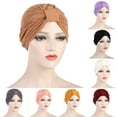 thumbnail image 1 of Visland Stretchy Foldable African Pattern Headwrap Pre-Tied Turban Knot Beanie Cap Headwrap Hat, 1 of 6