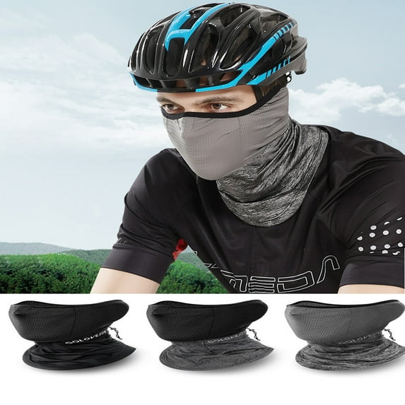 Visland Summer Bandana, Anti-UV Dust Proof Neck Gaiter Bandana Face Scarf with Arm Sleeves for Outdoor Cycling Hiking