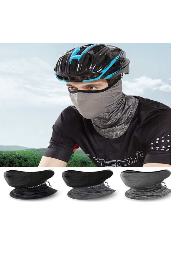 Summer Bandana, Anti-UV Dust Proof Neck Gaiter Bandana Face Scarf with Arm Sleeves for Outdoor Cycling Hiking