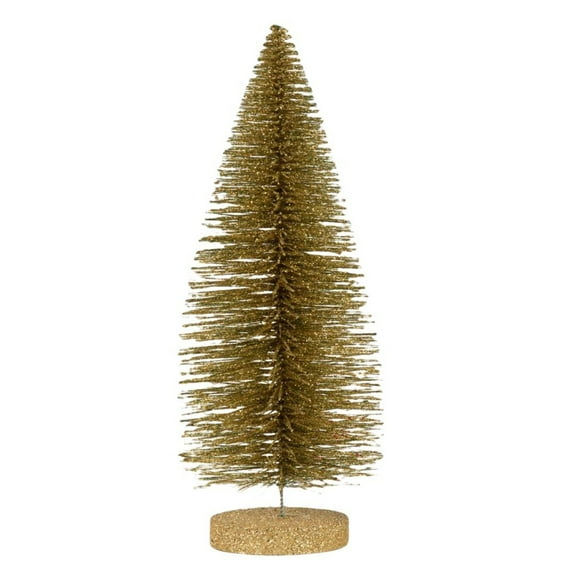 Visland Tabletop Mini Christmas Tree Multi-color Artificial Pine Tree Decor with Base for Christmas Party Home Desktop - 1PC