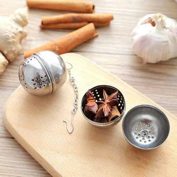 Visland Tea Balls for Loose Tea, Stainless Steel Tea Infuser, Extra Fine Mesh Tea Strainers for Brew Tea, Spices %26 Seasonings