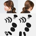thumbnail image 1 of Visland Teen Sponge Volume Bump Inserts Hair Bases Hair Styling Tools Sponge, Black, 8 ct, 1 of 8
