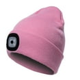 thumbnail image 1 of Visland Unisex LED Beanie Hat, Washable Knitted Warm Headlamp Cap for Winter Outdoor and Gifts 1PC, 1 of 8