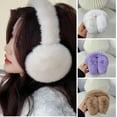 thumbnail image 1 of Visland Unisex Warm Faux Furry Winter Outdoor EarMuffs Foldable Ear Warmer, 1 of 5