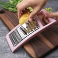 thumbnail image 1 of Visland Vegetable Slicer Stainless Steel Grater Peeler suit for Home Kitchen Vegetables Cheese Lemon Shredder Tool, 1 of 5