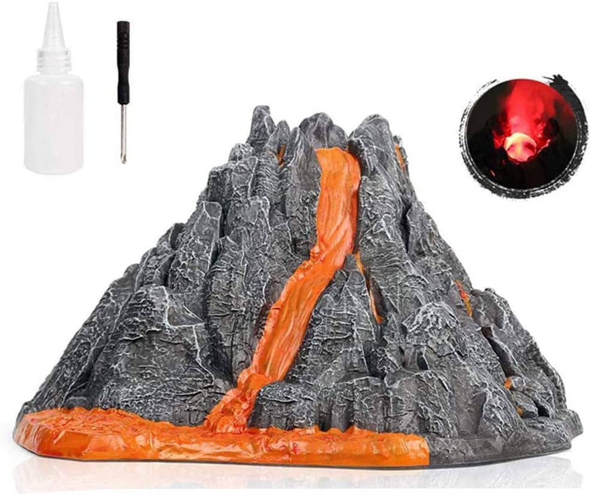 Visland Volcano Model Dinosaur Toys Volcano Dinosaur Playset Erupting Volcano Model Preschool