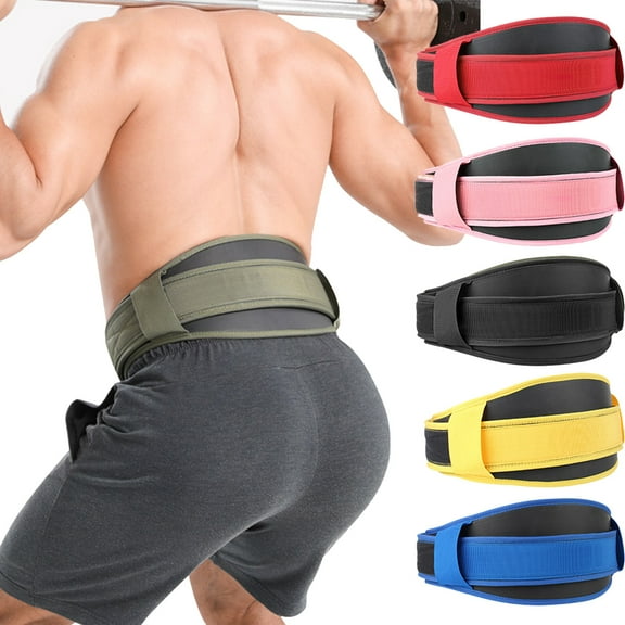 Visland Weight Lifting Waist Belt for Sports Musculation Weights Training Dumbbells Gym Lumbar Barbell Back Support Girdle