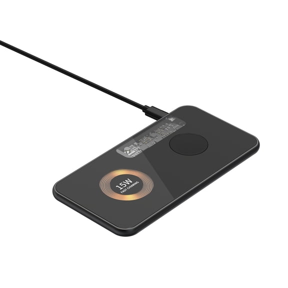 Visland Wireless Charger Stand 3-in-1 Magnetic Suction Dual 15 W Great Heat Dissipation Transparent Mobile Phone/Watch/Headset Wireless Charger Watch Supply