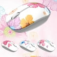 thumbnail image 1 of Visland Wireless Mouse, 2.4G Noiseless Mouse with USB Receiver 1600 DPI and 3 Buttons, Cartoon Butterfly Flower Animal Insect Pattern - Portable Computer Mice for PC, Laptop with Windows System, 1 of 8