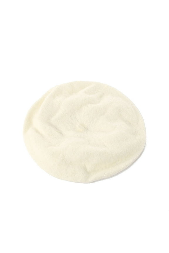 Women Girl Solid Color Warm Winter Beret Hat French Artist Beanie Hat Ski Cap