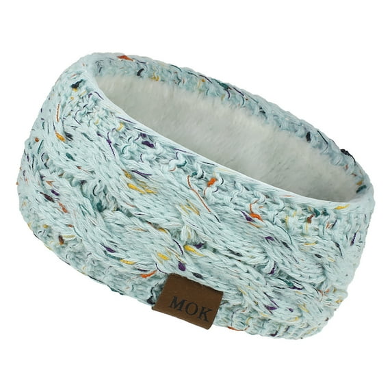 Visland Women Knit Headband, Fashion Elastic Soft Skin-friendly Plush Woolen Yarn Winter Head Ear Warm Wide Hair Band Headwear Ear Warmers Hair Scrunchies Scarves