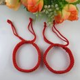thumbnail image 1 of Visland Women/Men Bracelets, Adjustable Handmade Braided Red Luck Bracelet Ankle Chain for Couple Family and Friends, 1 of 8