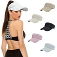 thumbnail image 1 of Visland Women Sun Visor Hat for Women Knitted Hats Elastic Sports Hat Empty Top Quick Drying Hat, 1 of 7