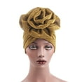 thumbnail image 1 of Visland Women Turban Knot Head wrap Beanie Pre-Tied Bonnet Chemo Cap Hair Loss Hat, 1 of 6