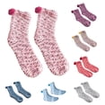 thumbnail image 1 of Visland Womens Fuzzy Socks Fluffy Slipper Cozy Cabin Winter Soft Fleece Warm Comfy Thick Christmas Gift Socks, 1 of 8