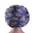 thumbnail image 1 of Visland Womens Sleep Night Cap Wide Band Polyester Bonnet for Hair Beauty, Hair Care Cap, Chemo Beanie, Curly Springy Hair, 1 of 1