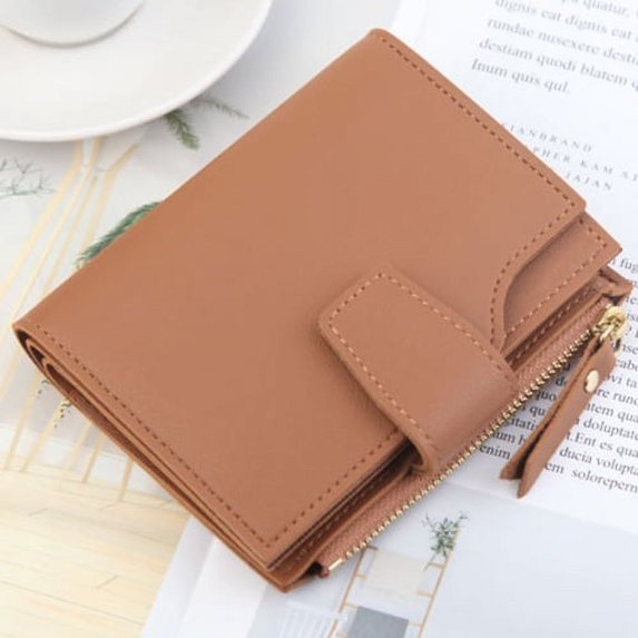 Visland Womens Wallet Faux Leather Wallets Large Capacity Cash Purses with Zipper Pocket,Card Holder