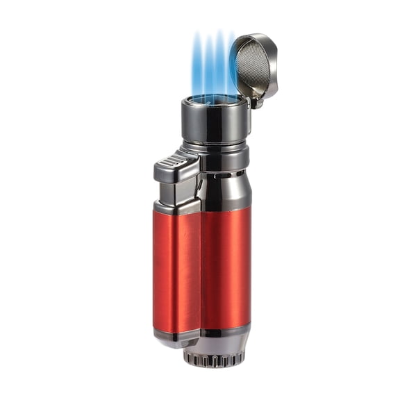 Visol Bulldog Red Quad Flame Cigar Lighter