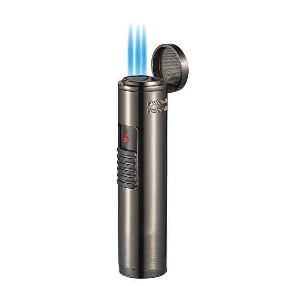 Visol Cobra Triple Flame Cigar Lighter - Gunmetal