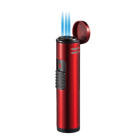 Visol Cobra Triple Flame Cigar Lighter - Red