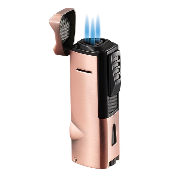 Visol Colonel Triple Flame Torch Lighter - Bronze