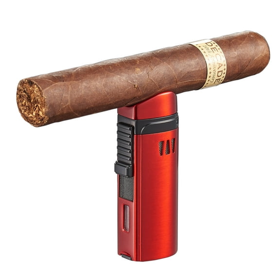 Visol Denali Red Triple Flame Cigar Lighter