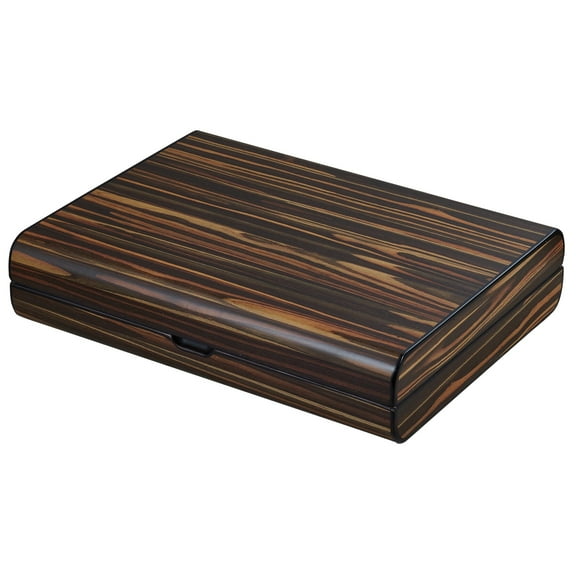 Visol Jerrod Exotic Ebony Cigar Humidor Gift Set