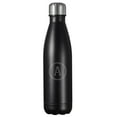 thumbnail image 1 of Visol  Marina Black Matte Insulated Water Bottle 16oz with Engraved Initial Black/A, 1 of 4