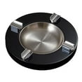 thumbnail image 1 of Visol Noche Lacquer Wood 4-Cigar Ashtray, 1 of 2