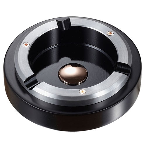 visol products vash417 san wood and metal ashtray