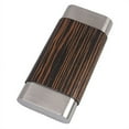 thumbnail image 1 of Visol Products Terran Ebony Wood & Steel Large Cigar Case, 1 of 1