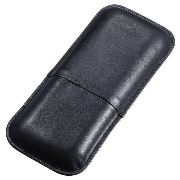 Visol Products VCASE108A Honor 3-Finger Synthetic Leather Cigar Case