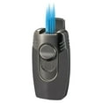 thumbnail image 1 of Visol Quadflow Gunmetal Quad Torch Cigar Table Lighter, 1 of 1