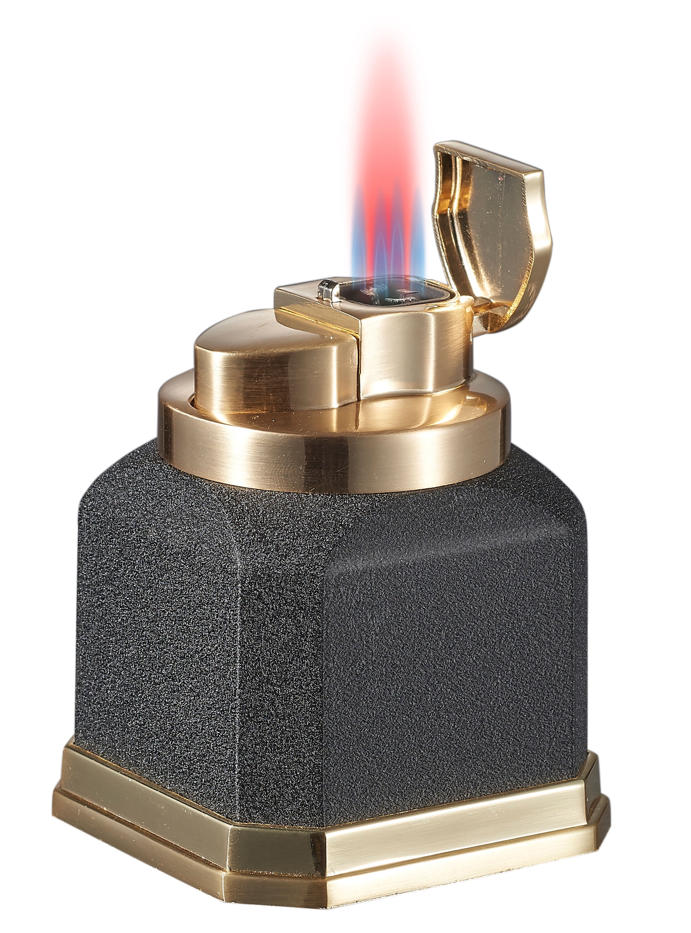 Visol Redferno Gold & Black Quad Flame Cigar Lighter