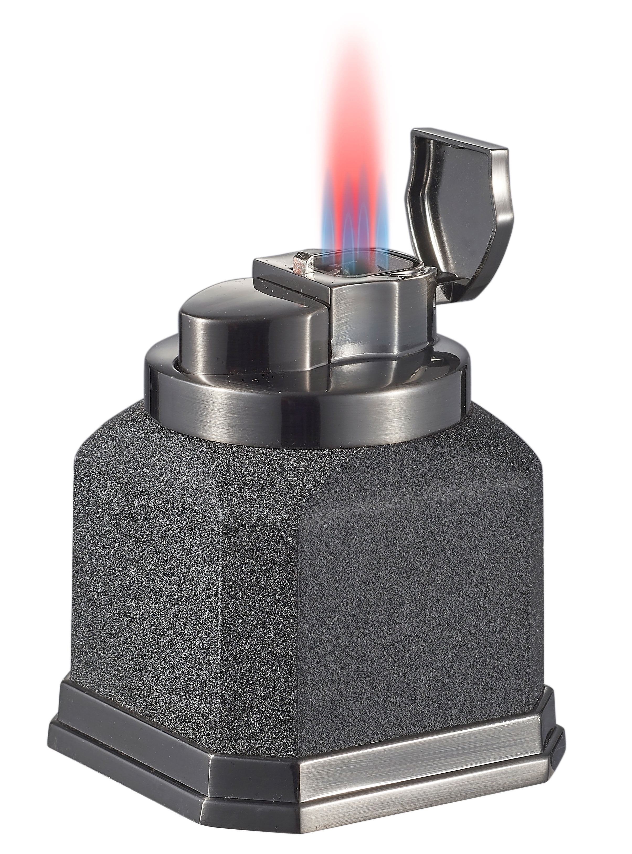 Visol Redferno Gunmetal & Black Quad Flame Cigar Lighter